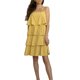 thumbnail image 3 of Txlixc Vestido de verano femenino, falda de hoja de loto de color sólido con correas finas italianas Txlixc moda, 3 of 8