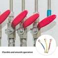 thumbnail image 1 of HONMEET Valves à Bille de Tuyau de Chargement de Réfrigérant CVC 3 Pcs pour Haute Pression Résistantes et Outils de Récupération de Réfrigérant, 1 of 7