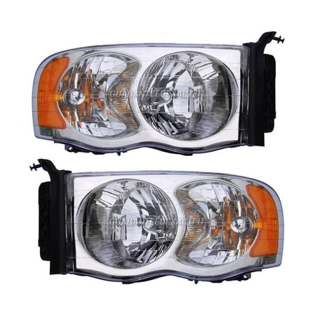 Pair Left Right Headlight Embly For Dodge Ram 1500 3500 2500 2002 Pair Left Right Headlight Embly For Dodge Ram 1500 3500 2500 2002 2005