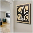 thumbnail image 3 of YTF NFL New Orleans Saints 3D Logo Series Wall Art 12X12, 3 of 4