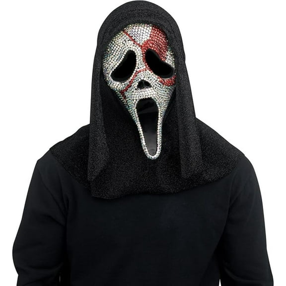 Fun World Scream Ghost Face Bloody Bling Character Costume Mask