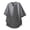 Dark Gray, variant on Men's V Neck Raglan Short Sleeve T-Shirt Loose Oversized Drop Shoulder Tees Stretch Breathable Versatile Workout Casual Pullover Tops White XXL