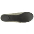 thumbnail image 2 of Steven Womens 'Korus' Flat Shoe, Pewter Metal, US 6, 2 of 3