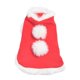 thumbnail image 3 of Ropa para perros de Navidad Salvador Disfraz de mascota con tema navideño Rojo y bufanda, 3 of 10