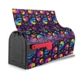 thumbnail image 6 of Picia mushroom rainbow color Skull Magnetic Mailbox Cover Standard Size-21x18 in, 6 of 9