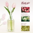 thumbnail image 3 of SCENTORINI Flower Reed Diffuser, 6.76 fl oz(200ml) -Tulip Scent Oil Diffuser with Sticks, Long Lasting Fragrance for Bathroom Accessories Shelf Decor, 3 of 7