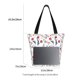 thumbnail image 3 of Disketp Tulips Flowers for Women’s Casual Shoulder Tote Bag Cross-body Handbags for Shopping, Travel and Daily Use, 3 of 6