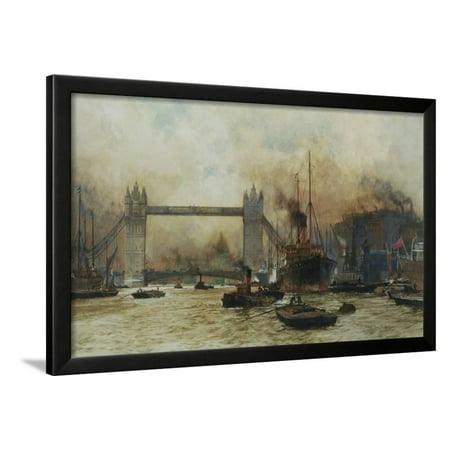 By Tower Bridge London England Framed Print Wall Art By Tower Bridge London England Framed Print Wall Art Charles Dixon Com