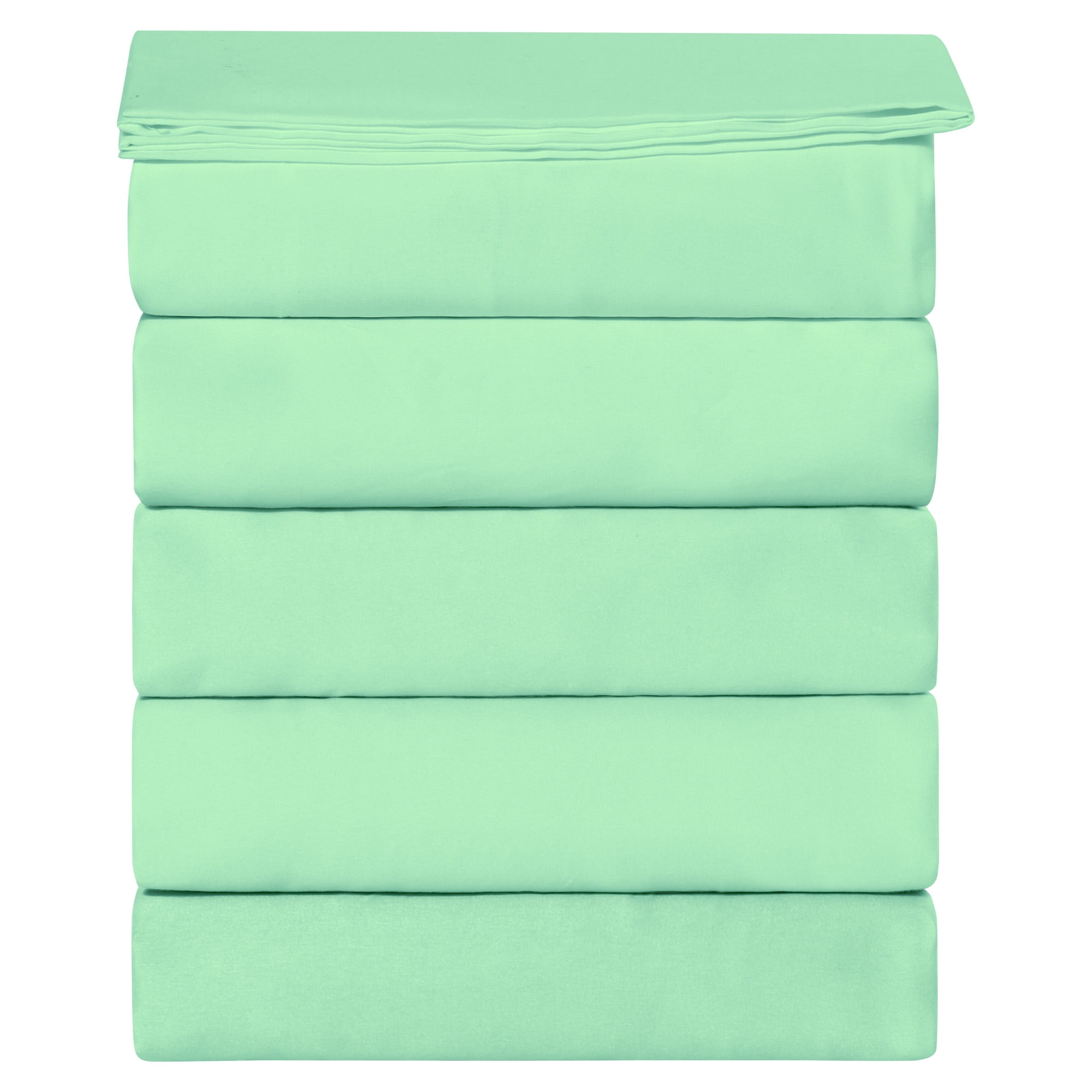 FLXXIE 1800 Count Soft Brushed Microfiber Flat Sheet, Shrinkage, Fade Resistant Bedding Top