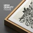 thumbnail image 4 of PixonSign Framed Canvas Print Wall Art Matisse Floral Nature Woman Portrait Abstract Shapes Illustrations Modern Art Decorative Minimal Relax/Calm for Living Room, Bedroom, Office - 16"x24" NATURAL, 4 of 5