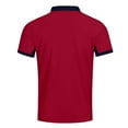 thumbnail image 5 of Polo Shirts for Men Color Block Summer Casual Short Sleeve Comfortable Top Button Collared Slim Fit Mens T-Shirts, 5 of 7