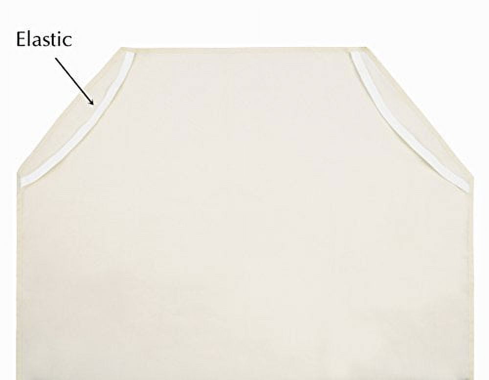 American Baby Company 100% Natural Cotton Percale Cot Sheet for Daycare Standard Size 23" x 51" - Soft & Breathable Cot Sheet for Daycare and Preschool, Cream