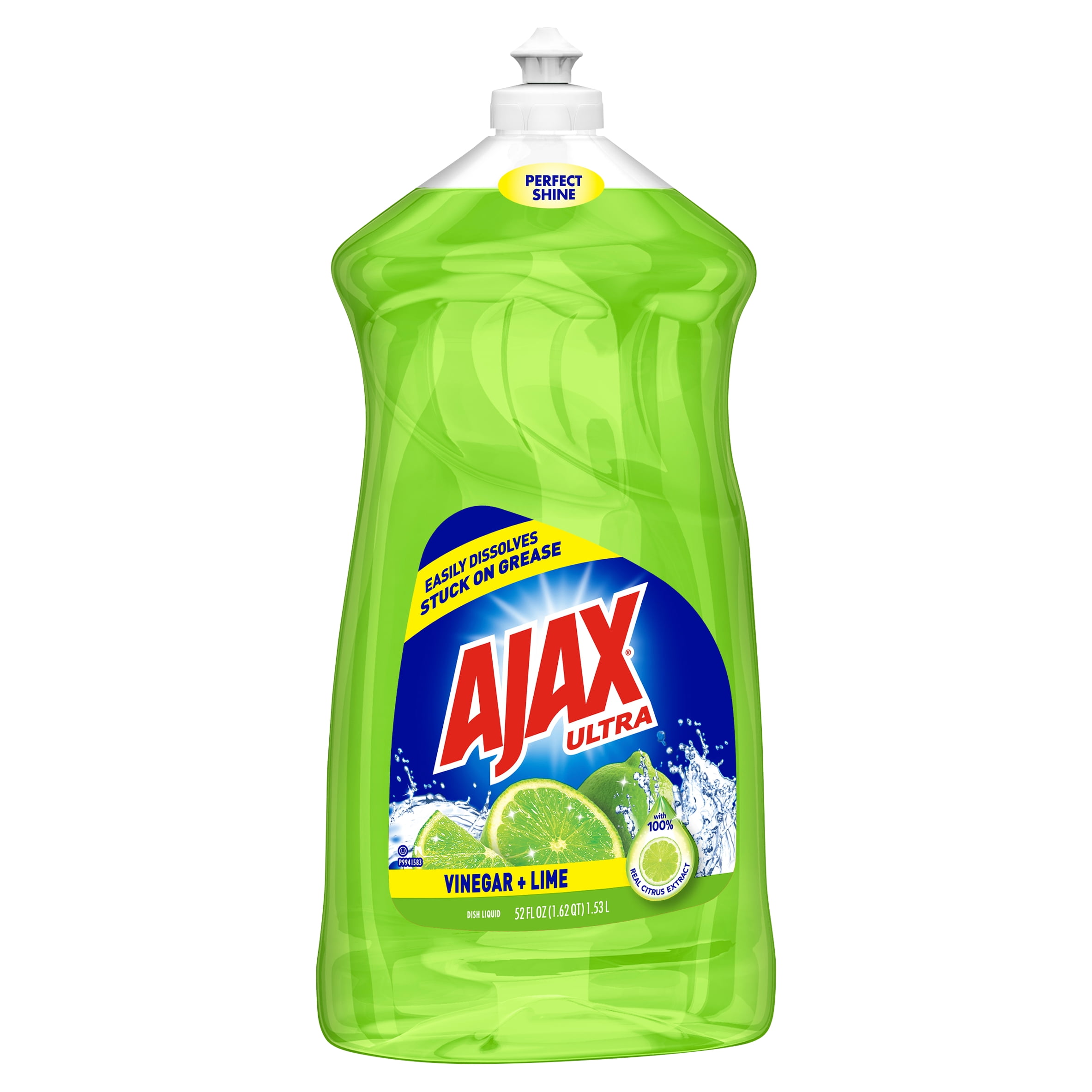 AJAX Liquid Dish Soap, Lime Scent,52 Fluid Ounce
