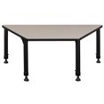 thumbnail image 7 of 48" x 24" Trapezoid Height Adjustable Classroom Table- Maple, 7 of 7