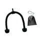 thumbnail image 3 of Bíceps tríceps tensión cuerda torcida torcer la cuerda de la cuerda sin deslizamiento de fitness práctico con clip de carabinero para el entrenamiento Asa de elevación de plástico, 3 of 8