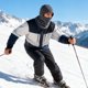 thumbnail image 4 of Gorro cortavientos, pañuelo de forro polar cortavientos, cortavientos para esquí y snowboard, forro polar cálido, dos piezas, 4 of 5
