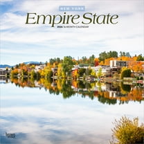 New York Places | 2026 12x24" (Hanging) Wall Calendar | Plastic-Free | BrownTrout