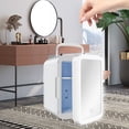 thumbnail image 1 of Portable Beauty Fridge, ABS Cooler And Warmer Makeup Storage Mini Refrigerator With  Lighter Power Cord For Car, 1 of 8