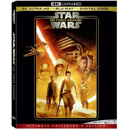 Star Wars: Episode VII: The Force Awakens (4K Ultra HD + Blu-ray + Digital Code)