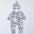 thumbnail image 3 of WIBACKER Convertible Footie Pajamas for Baby Boys Viscose from Bamboo Dinosaur Toddler Sleepers 2-Way Zipper PJs 12-18M, 3 of 9