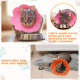 thumbnail image 4 of 3 Pieces Cat Recovery Collar, Adjustable Cat Cone Collar for Kitten Cats, Sun Flower Neck Cat Cone Recovery Collar for Pet Kitten Cat Puppy Rabbit to Prevent from Biting Scratching, 4 of 7