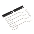 thumbnail image 4 of Rear Brake Pad Fitting Kit, 109-1125 ABS Metal Stable  for CLIO MK1 MK2 1991 To 2005, 4 of 8