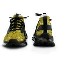thumbnail image 3 of Paisley Bandana Pattern Yellow Walking Shoes for Men Woman Lightweight Tennis Fashion Elastic Sports Shoes Cushion Basketball Shoes, 3 of 7