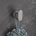 thumbnail image 6 of 5 Piece Bathroom Hardware Set with Towel Bar and Hooks, Wall Mounted Bathroom Accessories Kit for Bathroom, Black Finish Hardware Set, 6 of 8