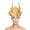 B, variant on CUIYUAN Unisex Plush Turkey Hat Roasted Thanksgiving Dinner Party Supplies Themed Holiday Accessories Dress-Up Cap Novelty Headwear Soft Plush Turkey Shaped Design Caps A