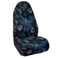 thumbnail image 2 of XYZCANDO 1 Pack Car Seat Towel Covers Sweating Waterproof, Compatible with Automotive Van Bucket Seat Terry Cloth Car Seat Covers(Dragonfly), 2 of 7