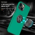 thumbnail image 3 of JTCASES for iPhone 15 Plus Case, Car Mount Bracket 2-layer Hybird Shockproof PC TPU Anti-fall Slim Fit Lightweight Magnetic Cover for iPhone 15 Plus（6.7" 2023) - Darkgreen, 3 of 7
