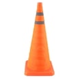 thumbnail image 2 of Cono de seguridad ANGGREK 70 cm reflectante base reforzada plegable para estacionamiento, 2 of 8