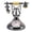 Bronze, variant on BIMZUC Vintage Telephone Alarm Clock Unique Elegant Accurate Time Bedside Decoration for Home Cafe Office Tabletop Display Dual Unit 7.5 inches / 19 cm YF020-2