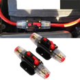thumbnail image 1 of 12-24V Manual Reset Inline Circuit Breaker With Fuse Holder For Car Boat Audio System, 1 of 8