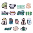 thumbnail image 3 of Crocs Jibbitz Pins Money DIY Zapatos Botón De Encanto Combinado, 3 of 4