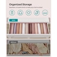 thumbnail image 3 of Organizadores de ropa SONGMICS, 6 compartimentos, 4 unidades, color rosa gelatina, 3 of 6