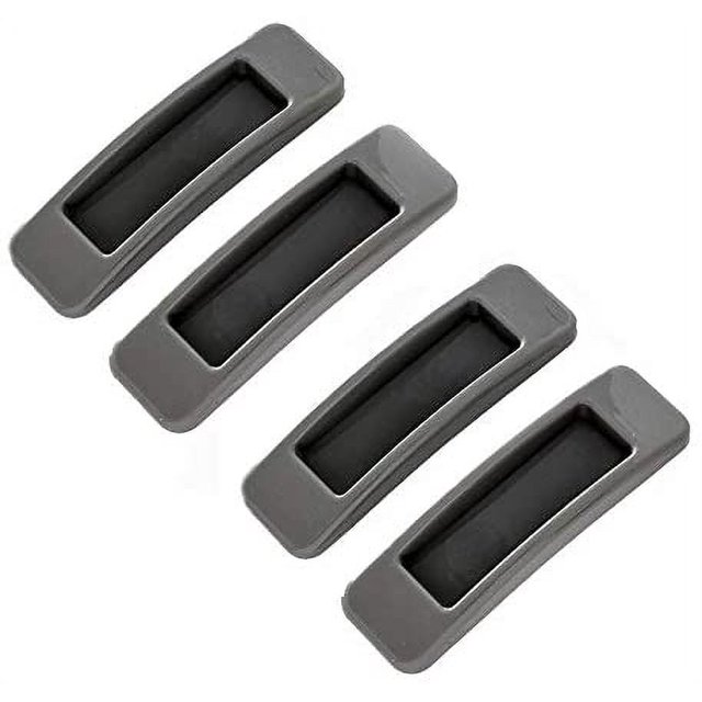 Adhesivo instantáneo para manija de cajón, ayudante auxiliar, puerta de gabinete de cocina, etiqueta para manija de ventana, manijas autoadhesivas de apertura práctica, 4 piezas (gris) DKSFJKL