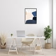 thumbnail image 2 of Stupell Indtries Stacked Abstract Shape Collage Modern Pink Blue Beige,24 x 30,Design by Victoria Barnes, 2 of 7