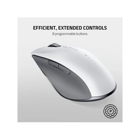 Razer - Pro Click: Designed with Humanscale Wireless Mouse - Mercury