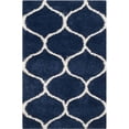 thumbnail image 1 of Hawthorne Collection Navy Shag Rug - 5'1" x 7'6", 1 of 1