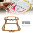 thumbnail image 3 of Double Layer Embroidery Frame, Desktop Embroidery Hoop Lap Stand, Cross Stitch Rack, Integrated Stitch Hoop Stand, Needlework Holder Tool for Quilting, Sewing Craft Projects, 3 of 7