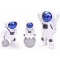 thumbnail image 1 of 3Pcs astronaut figurine cake topper outer space cake decoration astronaut model display miniature as, 1 of 5