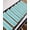 Green, variant on Aqua Striped Stair Treads for Wooden Steps Indoor Runner Rug Carpet, Luxurious White Stripes Modern Abstract Art 15 Pieces Peel and Stick Staircase Step Treads Covers Washable Throw Door Mats, 30"x8"