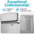 thumbnail image 2 of Bobrick B-270 Contura Series Surface-Mounted Sanitary Napkin Disposal (Satin), 2 of 6