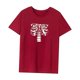thumbnail image 3 of Camiseta de verano para mujer, ajuste regular, cuello redondo, para vacaciones, calle, trabajo, playa XL, 3 of 7