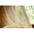 thumbnail image 2 of Rasta Tulle Curtains with Rod Pocket, Vivid Colors Ethiopian Flag Colors in Wavy Style Stripes Image, Sheer Drape for Wedding Party 2 Panels, 7 Sizes, Marigold Green and Red, by Ambesonne, 2 of 3
