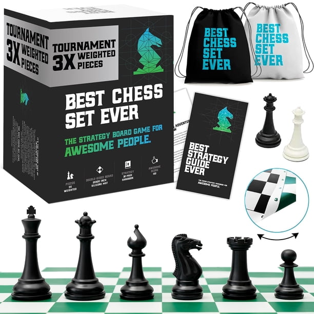 Juego de ajedrez Chess Geeks, tamaño de torneo con triple peso