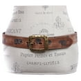 thumbnail image 2 of Snap On 1 1/2" Vintage Cowhide Full Grain Faux Cow Print Leather Casual Belt, 2 of 4