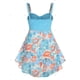 thumbnail image 2 of Tank Top de Talla Extra con Estampado Floral con Cadenas Rosegal Camisetas sin mangas de talla grande, 2 of 5