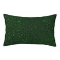 thumbnail image 3 of Salouo Emerald Green Sparkling Print Print Pillow Case Cover,Wrinkle-Free Bed Pillow Cover Pack of 1 Home Decor Fade-Resistant and Stain-Resistant ,Pillows Not Included -20"x30", 3 of 8